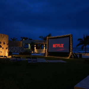 Private Outdoor Movie Night